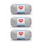 Red Heart Soft Baby Steps Elephant Yarn - 3 Pack of 141g/5oz - Acrylic - 4 Medium (Worsted) - 256 Yards - Knitting/Crochet
